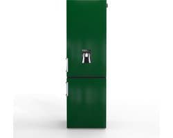 Nunki Large H2O – Koel-vriescombinatie – Waterdispenser – E-klasse – 268 liter – Dark Green Gloss