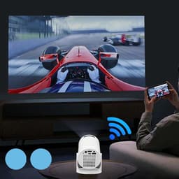 Mini Projector - Draagbare Projector - 1080p High Definition - Wifi Verbinding - Voor Thuisgebruik — thumbnail 5