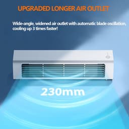 Draagbare Airconditioners - Versla Direct de Verzengende Hitte En Vochtigheid, Klein, Ultra Stil, Energiezuinig - wit — thumbnail 3