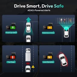 Solidchoice - Dashcam voor Voor- en Achterzijde met GPS en Wifi — thumbnail 2