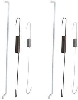 Gasklepveer Set - 2x Terugstelveer - 2x Veer voor Snelheidsregeling - Voor GX140/GX160 - Metaal - Slijtvast - Motoronderdeel — thumbnail 2