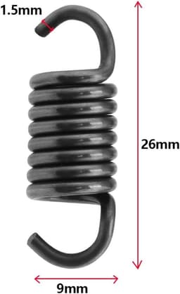 Grasmaaier Koppeling Veer 2-Pack - Vervangingsonderdelen - Geschikt voor Stihl FS 87, FS 90, FS 100 - ShopVlot — thumbnail 3