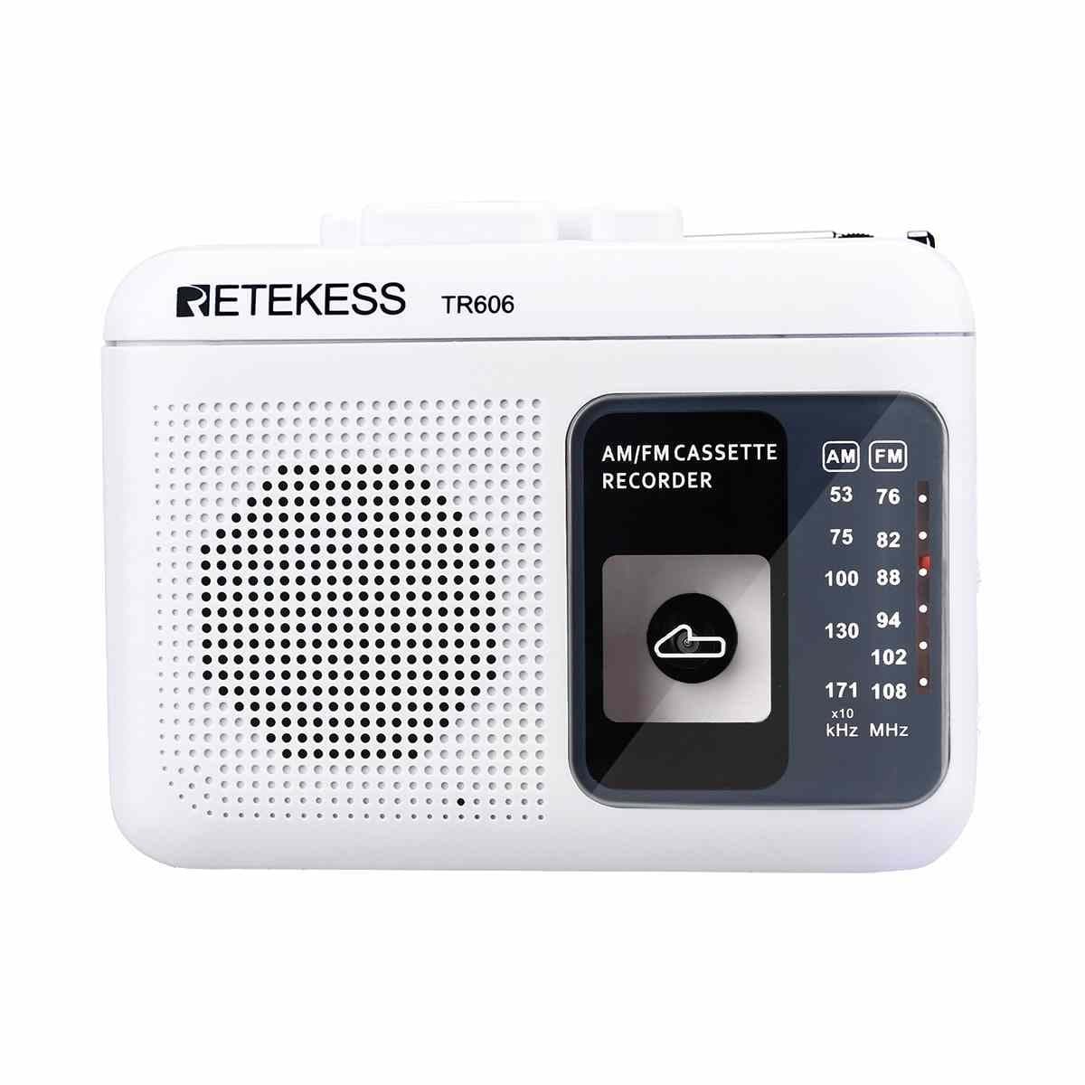 Retekess TR606 Draagbare Radio - Cassettes met Muziek- Cassette Recorder - FM AM radio - met Cassette Speler Recorder — afbeelding 1