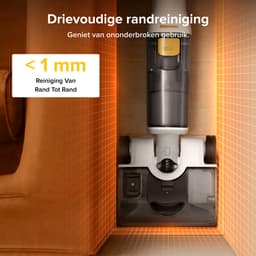 Roborock F25 GT Gen 2 Set-Vloerreiniger-Nat Droog Stofzuiger-draadloos-Elektrische dweil-20000 Pa-180° platliggend-90 °C Hoge temperatuur Sneldrogend-Zelfreiniging-Anti-Klits Rol voor Huisdierhaar-Randreiniging — thumbnail 5