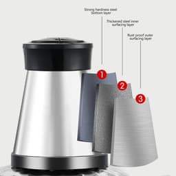 Elektrische Keukenmachine - Voedselverwerker - Maaltijdvoorbereiding - Dubbellaags Messensysteem - 2L Capaciteit - Zilver — thumbnail 4