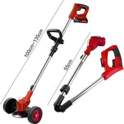 CRLYN® Grasmaaier Elektrisch - Grastrimmers met Accu - Rood — thumbnail 2