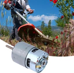 Grasmaaier Motor - Reserve Rotor - Tuin Onderhoud - Krachtige 7500 RPM - 98 mm - Zilver — thumbnail 2