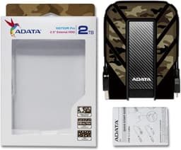 Externe Harde Schijf - Draagbare Opslag - Gegevens Beschermen - Militaire Schokbestendigheid - 2TB Capaciteit - Camo — thumbnail 2