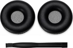 Set Oorkussens voor Jabra Headset - PRO 920 Oorkussen - PRO 920/925/930/935/9450/9460/9465/9470/GN2000/GN2100/GN9120/BIZ 1500/2400/UC Voice 550/750 - Kunstleer met Traagschuim - Zwart — thumbnail 1