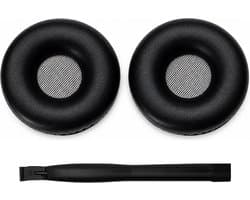 Set Oorkussens voor Jabra Headset - PRO 920 Oorkussen - PRO 920/925/930/935/9450/9460/9465/9470/GN2000/GN2100/GN9120/BIZ 1500/2400/UC Voice 550/750 - Kunstleer met Traagschuim - Zwart