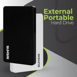 Externe Harde Schijf - Draagbare Opslag - Bestanden Opslaan - Snelle Gegevensoverdracht - 500 GB - Zwart — thumbnail 4