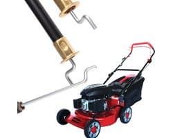 Dailygoods- Gasklep Controle Kabel 1600mm - Buitenkabel 1680mm - Geschikt voor 4HP Grasmaaiers - Set van 2 - Soepele Bediening - Duurzame Constructie - Bedieningskabel