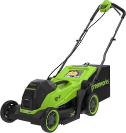 Accu Grasmaaier - Draadloze Maaier - Gazon Onderhoud - Borstelloze Motor - 36 cm Snijbreedte - Zwart — thumbnail 1