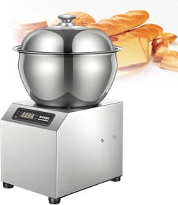 Deegkneedmachine - Keukenmixer - Professioneel Koken - Bidirectioneel Roterend - 5kg Capaciteit - Zilver — thumbnail 1