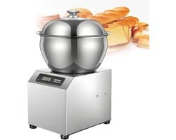 Deegkneedmachine - Keukenmixer - Professioneel Koken - Bidirectioneel Roterend - 5kg Capaciteit - Zilver