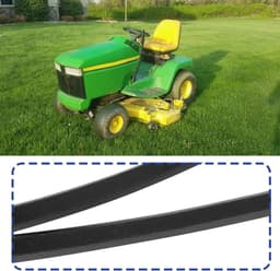 Dailygoods- Aandrijfriem Vervangingsonderdeel 1/2" x 89" - Compatibel met John Deere - Scotts - Sabre - Grasmaaier - Gazontractor - Grasmaaierriem — thumbnail 2