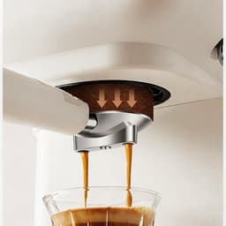 Espressomachine Met Melkschuimer - 20 Bar Drukpomp - Professionele Koffiemaker 1.5L - Geschikt Voor Cappuccino En Latte — thumbnail 4