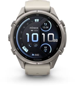 Garmin fēnix 9 Pro InReach/LTE - 43 mm - Multisport GPS Smartwatch - 1.3" AMOLED-scherm - Titanium behuizing - Tot 10 dagen batterijduur — thumbnail 1