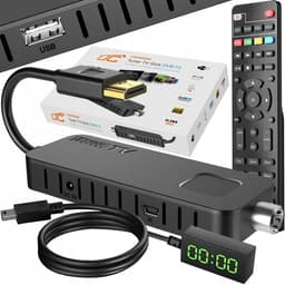 SnelShoppen - TV-decoder Stick DVB-T2 LTC Full HD 1080p HDMI USB WiFi PVR Opname TIMESHIFT Digitale TNT-tuner Multimediaspeler EPG Dolby Digital Plus — thumbnail 1