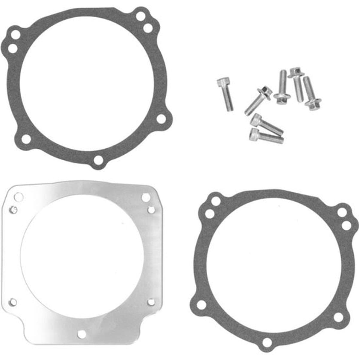 Gasklephuis van aluminiumlegering Geschikt voor, zware dubbele pakking, 7-schroefs gasklephuis Geschikt voor, met 3,6-inch gasklephuis doorvoergat. — afbeelding 1