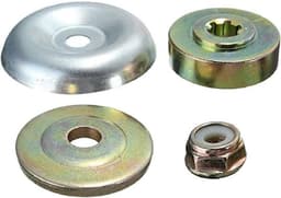 4 stuks vervangende metalen tandwielkast moer bevestigingsset voor bosmaaier, strimmer, grasmaaier, bosmaaier — thumbnail 1