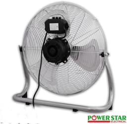 Staande Ventilator - Vloerventilator Metaal - Ruimte Koelen - Opvouwbaar Ontwerp - 40.5 cm - Zilver — thumbnail 2