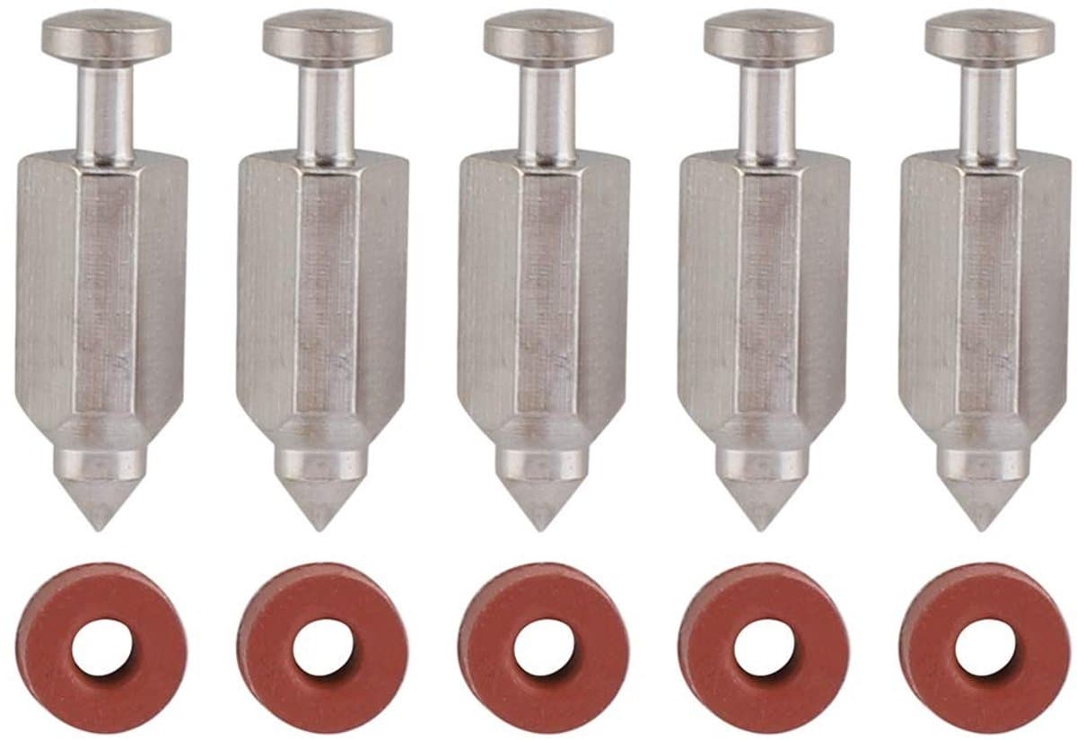 Inovra- Carburateur Reparatieset 5 Stks - Vervangingsnaald - Rubber Pakking - Voor Briggs Stratton - 398188 - Eenvoudig te installeren — afbeelding 1