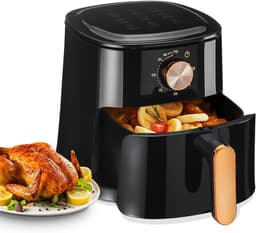 Heteluchtfriteuse - Crispy Friteuse - Gezond Frituren - Snelle Luchtcirculatie - 4 Liter - Wit — thumbnail 1