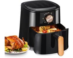 Heteluchtfriteuse - Crispy Friteuse - Gezond Frituren - Snelle Luchtcirculatie - 4 Liter - Wit