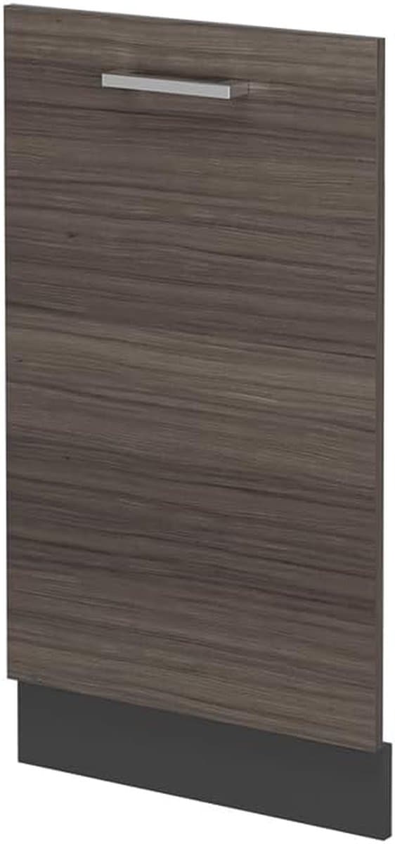Vaatwasserfrontpaneel - Vaatwasserdeur Edel grijs - Keuken Integratie - R-Line Keukens - 45 cm - Edel grijs — afbeelding 1