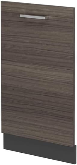 Vaatwasserfrontpaneel - Vaatwasserdeur Edel grijs - Keuken Integratie - R-Line Keukens - 45 cm - Edel grijs — thumbnail 1