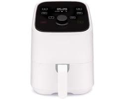 QORA® Mini airfryer - Airfryer - Airfryer klein - Wit - 22cm x 28cm x 27cm