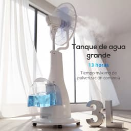 Wentinkmo homcom vernevelingsventilator - 90W ventilator met water - Voor thuis en kantoor — thumbnail 5