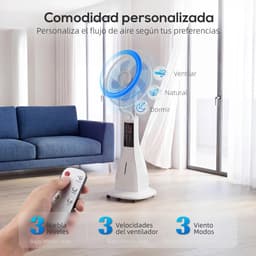 Wentinkmo homcom vernevelingsventilator - 90W ventilator met water - Voor thuis en kantoor — thumbnail 4