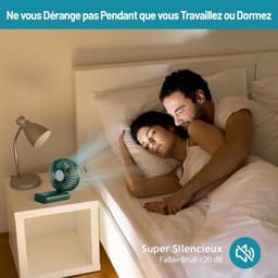 Mini draagbare ventilator, handventilator, kleine reisventilator, oplaadbare handventilator met 3 snelheden, persoonlijke ventilator voor buitengebruik, op reis, op kantoor en tijdens het kamperen. — thumbnail 2