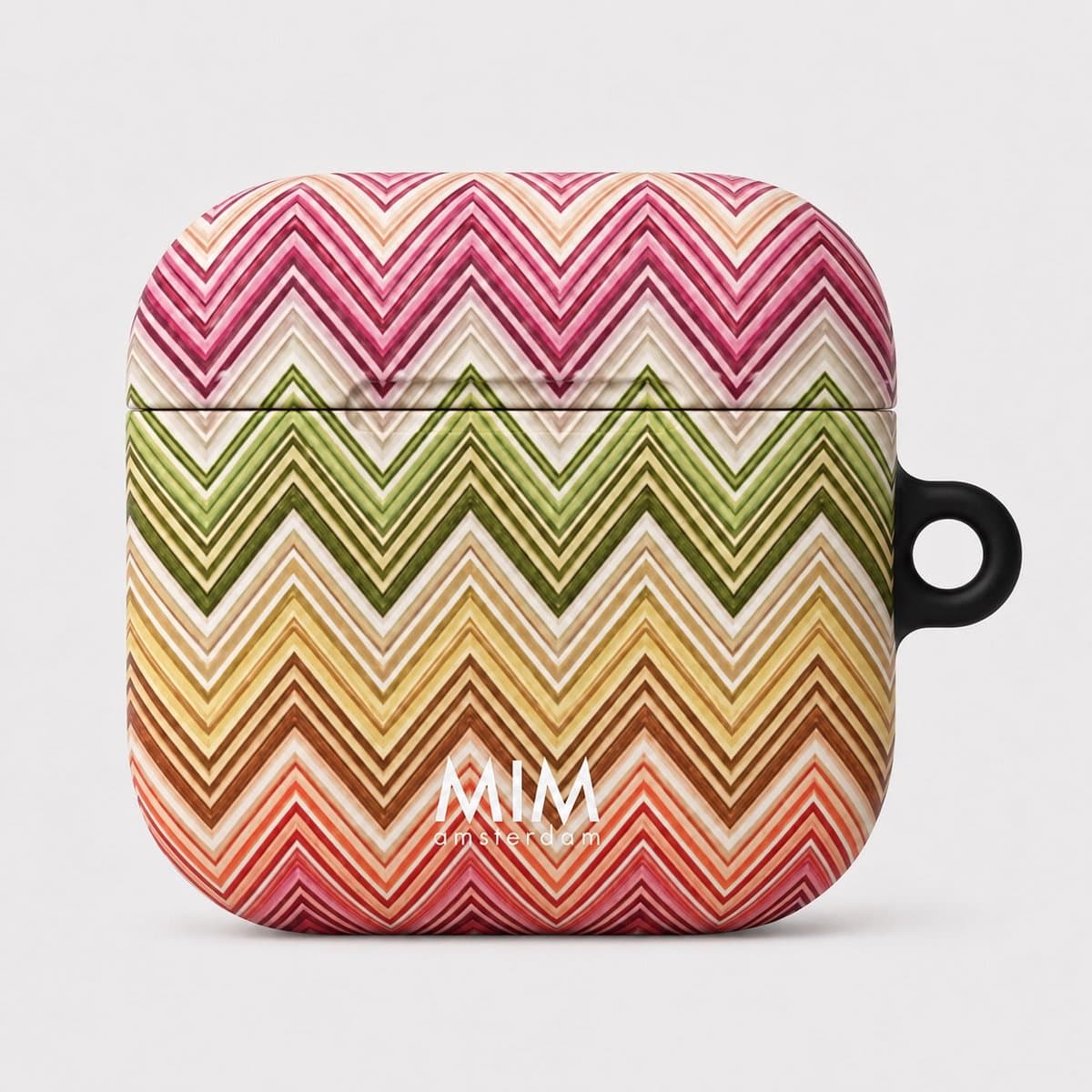MIM Amsterdam - Happy Hour - Geschikt voor AirPods 4 - AirPod hoesje - AirPod hoesje met print - Shockproof- Cover voor AirPods - Trendy AirPod case — afbeelding 1