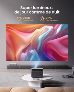 4K video projector - 2450 ISO lumen - autofocus - perfect voor thuisbioscoop - SnelShoppen — thumbnail 2