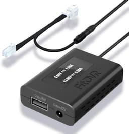 SnelShoppen - Dashcam Power Adapter 3-Pin voor Mercedes-Benz, USB LED Display, Eenvoudig te Installeren, 5V 12V Output voor Achteruitkijkspiegel D3-02 — thumbnail 1