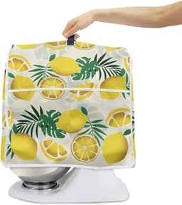 Stand Mixer Cover - Keukenmachinehoes Apparaatbeschermer - Keuken Organisatie - Met Opbergvak - 37 cm Hoog - Tropical Monstera — thumbnail 4