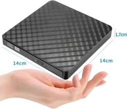 Externe Schijf - Media Writer - Data Overzetten - Snelle USB Koppeling - Compact Ontwerp - Zwart — thumbnail 5