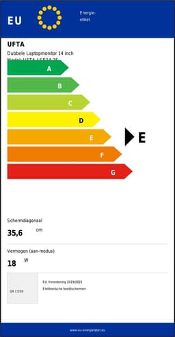 UFTA Dubbele Laptopmonitor 14 Inch - FHD IPS USB-C Triple Scherm - Plug & Play Windows Mac Xbox - 270° Rotatie Draagbaar - Zwart — thumbnail 4