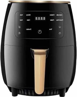 Heteluchtfriteuse - Airfryer - 4.5L- 1400W - Intelligente Deep Air Fryer - Heteluchtcirculatiekoker - Smart Touch AirFryer - Zwart — thumbnail 1