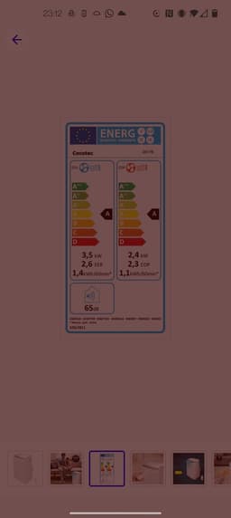 Cecotec Forceclima 12600 Nux Heating Mobiele Airco Transparant One Size / EU Plug 220V — thumbnail 2