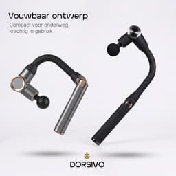 Dorsivo Pro - Massage Gun - Professioneel - Krachtige 3200 RPM Motor - Rug Massage - Massage Pistool - 4 Massage koppen — thumbnail 2