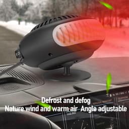 Draagbare Ruimteverwarmer - Kleine Verwarming - Persoonlijk Comfort - Draaibare Kop - 170W - Wit — thumbnail 5
