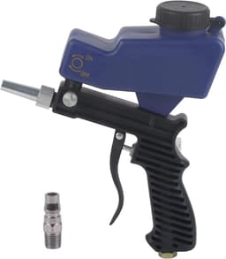 SnelShoppen - Gravity Zandstraalgun, Draagbare Hand zandstraal, 70-150 PSI 6000 RPM, Lucht zandspuit, Jetgun, Stralingsmachine gereedschap set, Verfsp — thumbnail 1