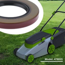SnelShoppen - Mower Wiel Hub Motoras Afsluitdichtingsring Stofdicht Olie Seal 478035 ID 35.5mm OD 57.1mm Dikte 6.5mm Voor Grasmaaier As Bescherming — thumbnail 5