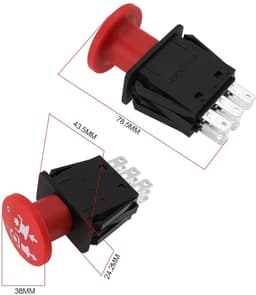 PTO-schakelaar 430-433 - Compatibel met Husqvarna en Craftsman - Betrouwbaar vervangonderdeel - Ideaal voor grasmaaiers - ShopVlot — thumbnail 3