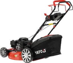 Benzine Grasmaaier Zelfrijdend - 224 cc Loncin Motor (4.5 kW / 6.1 PK) - Maaibreedte 56 cm - 4-in-1 Functie met Mulching - 62L Opvangzak — thumbnail 2