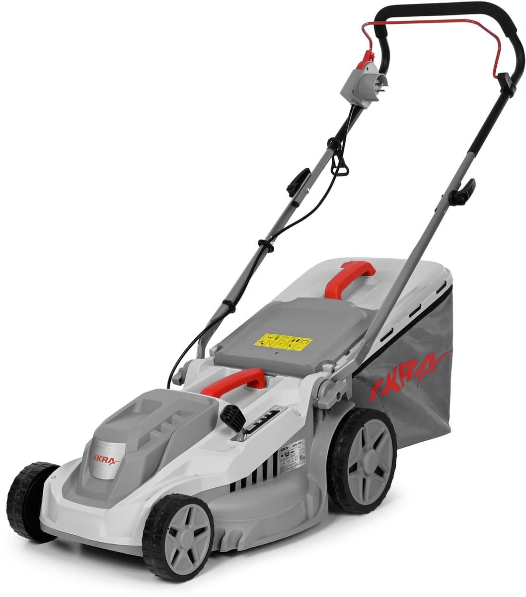 IKRA elektrische grasmaaier IERM 1638-1, 1.600 W, maaibreedte 38 cm, inclusief reservemes — afbeelding 1